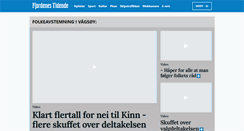 Desktop Screenshot of fjt.no